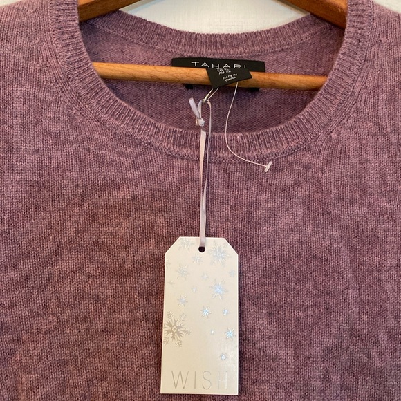 Tahari 💯 Cashmere Luxurious Sweater New With Tags - Picture 4 of 16